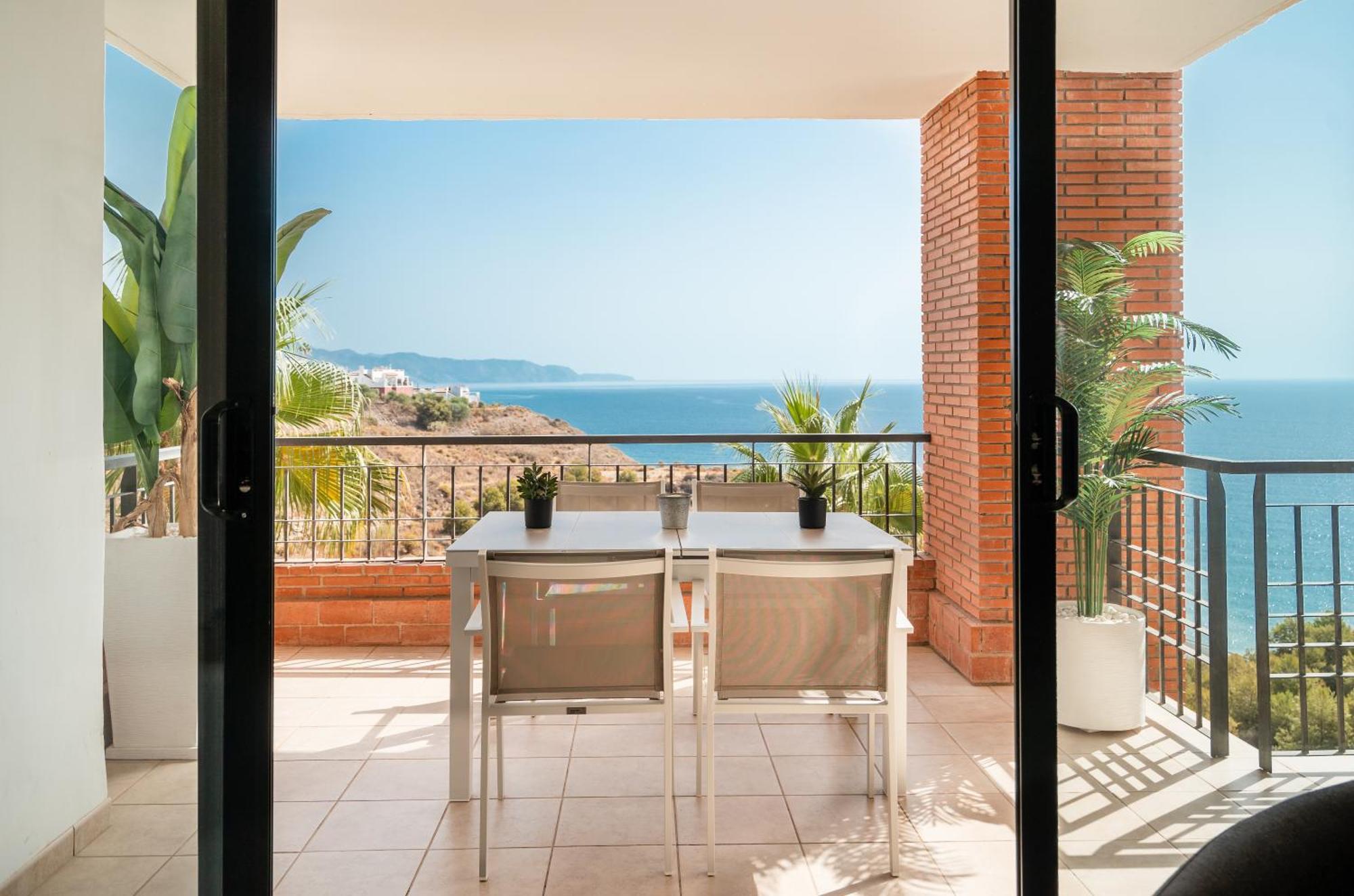 Apartamento Con Impresionantes Vistas Al Mar Torrox Buitenkant foto